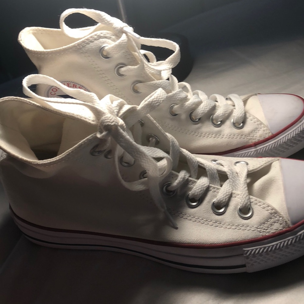 white high top converse